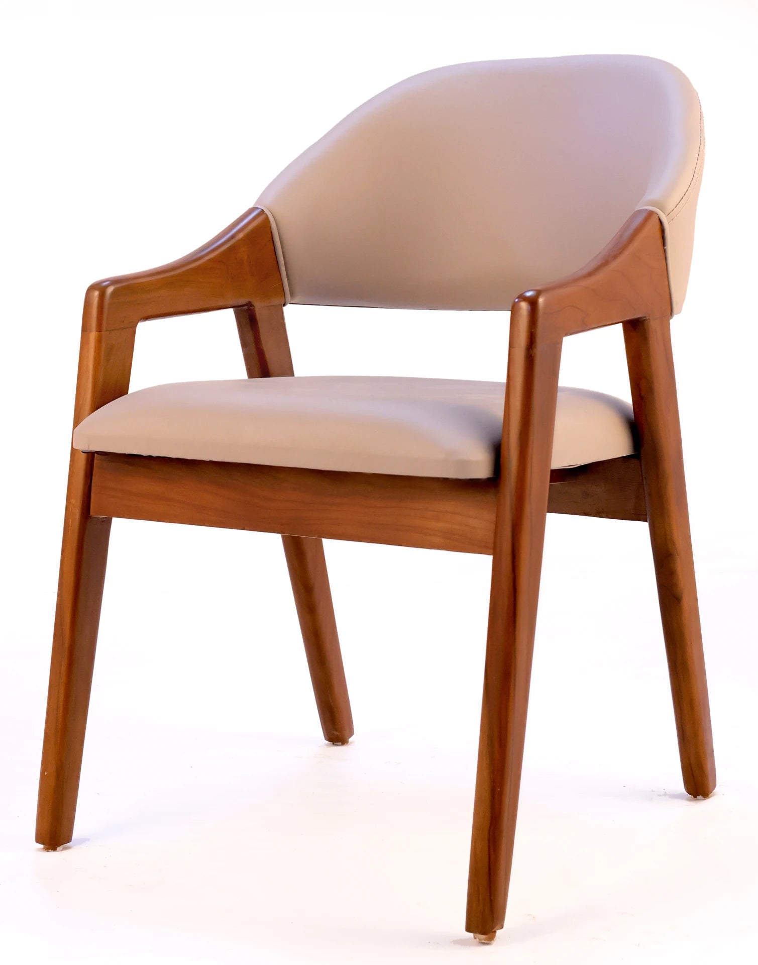 WOODART FURNITURE C-2438 Solid Wood Dining Chair (Set of 2, Finish Color - TEAKWOOD MALAMITE)